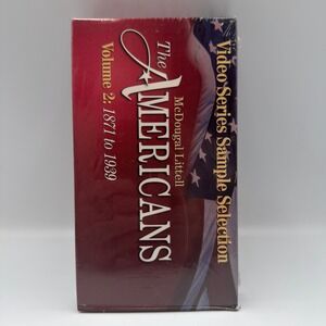 McDougal Littell The Americans Video Series Volume 2 1871-1939 VHS Sample New